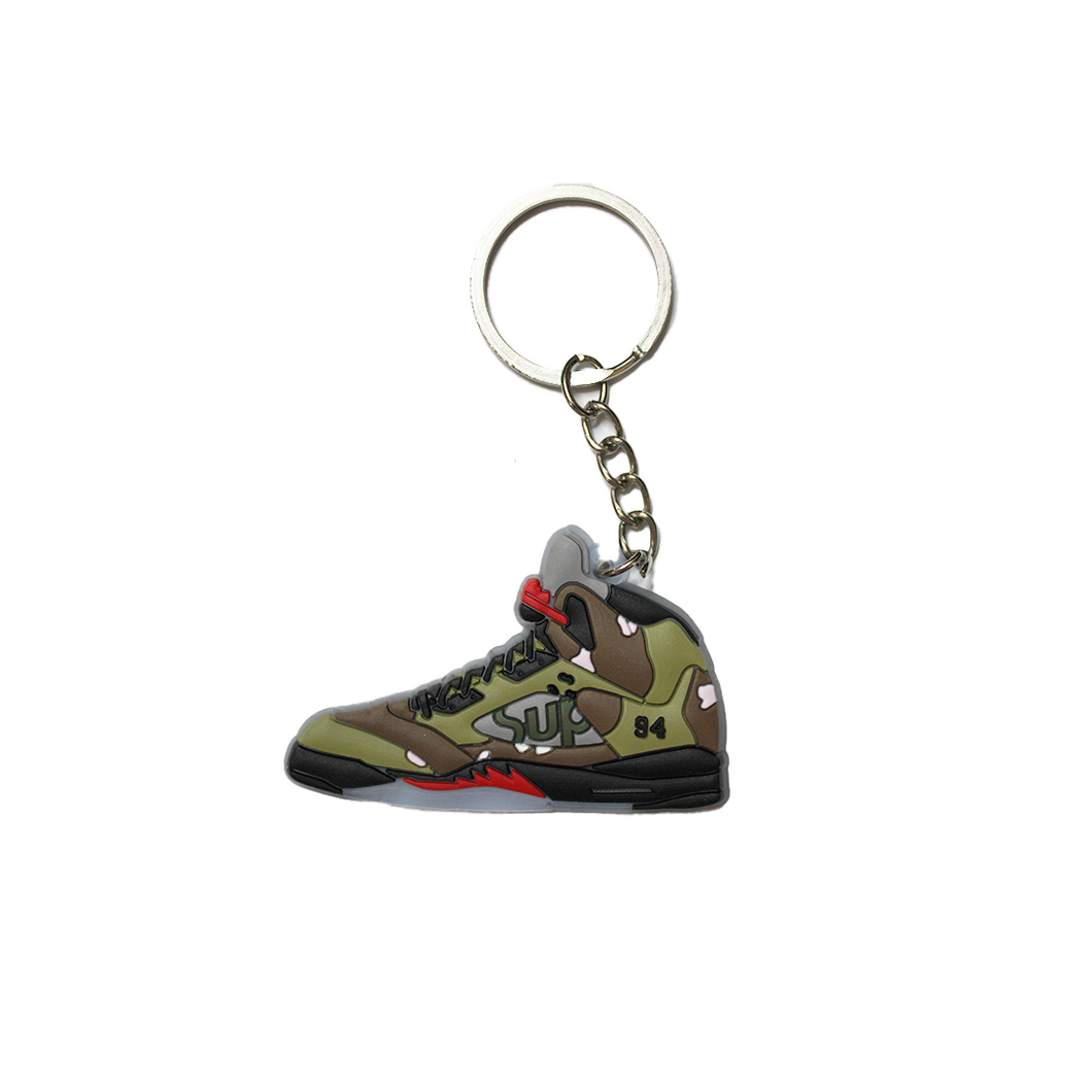 Jordan 5 Retro Supreme Desert Camo Key-Chain