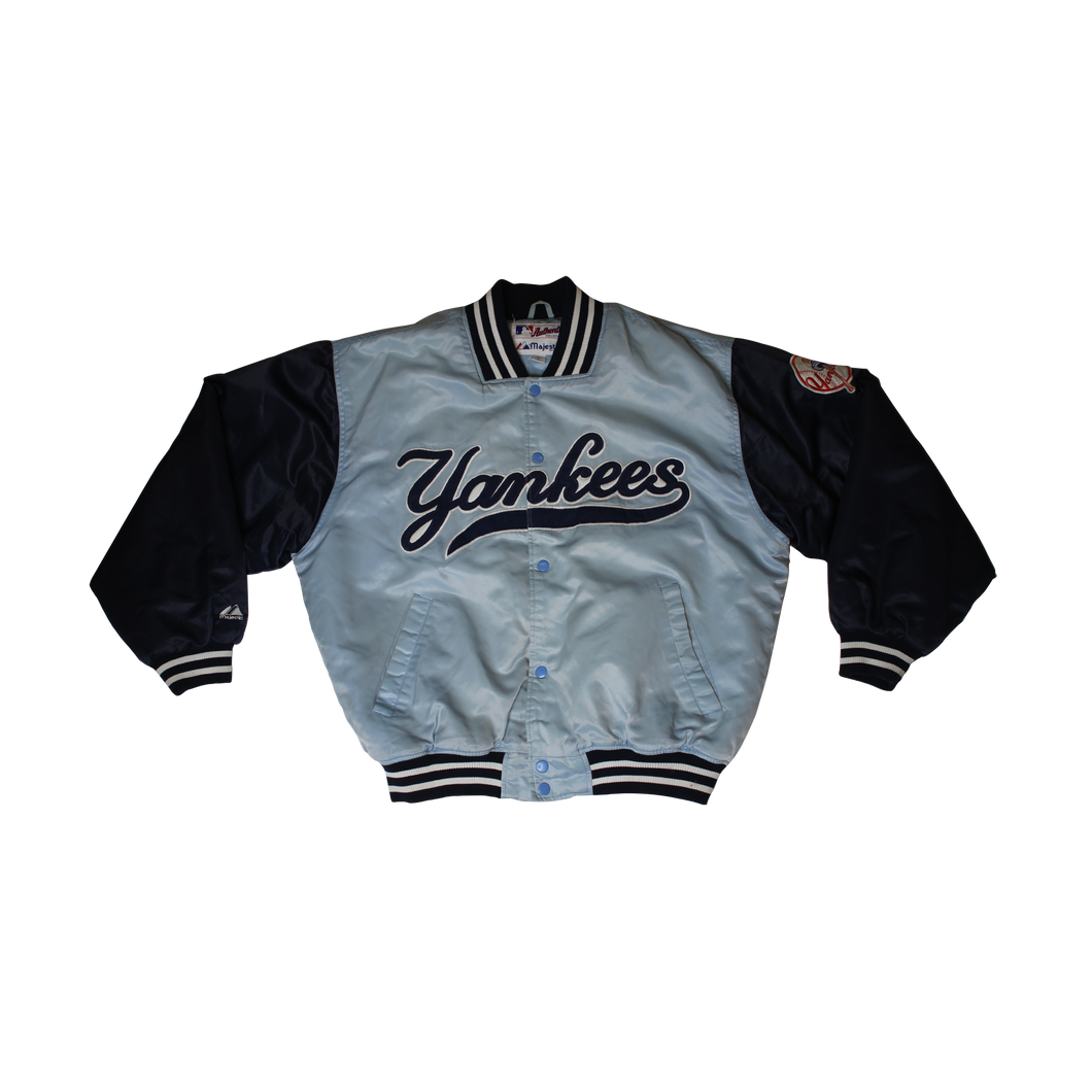 Authentic Collection Majestic Athletic Satin New York ''Yankees'' Jacket (L)
