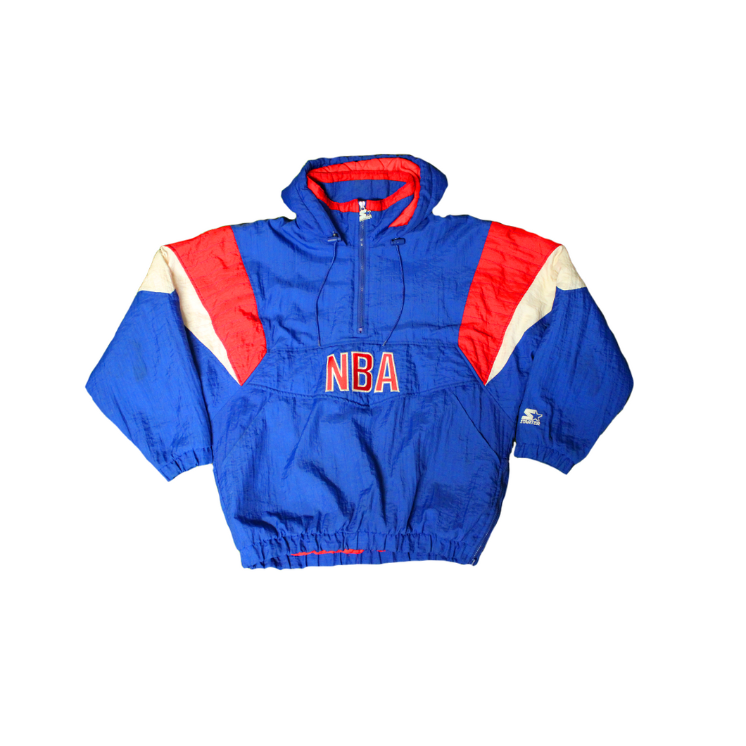 Vintage Starter NBA half-zip Winter Jacket (M)