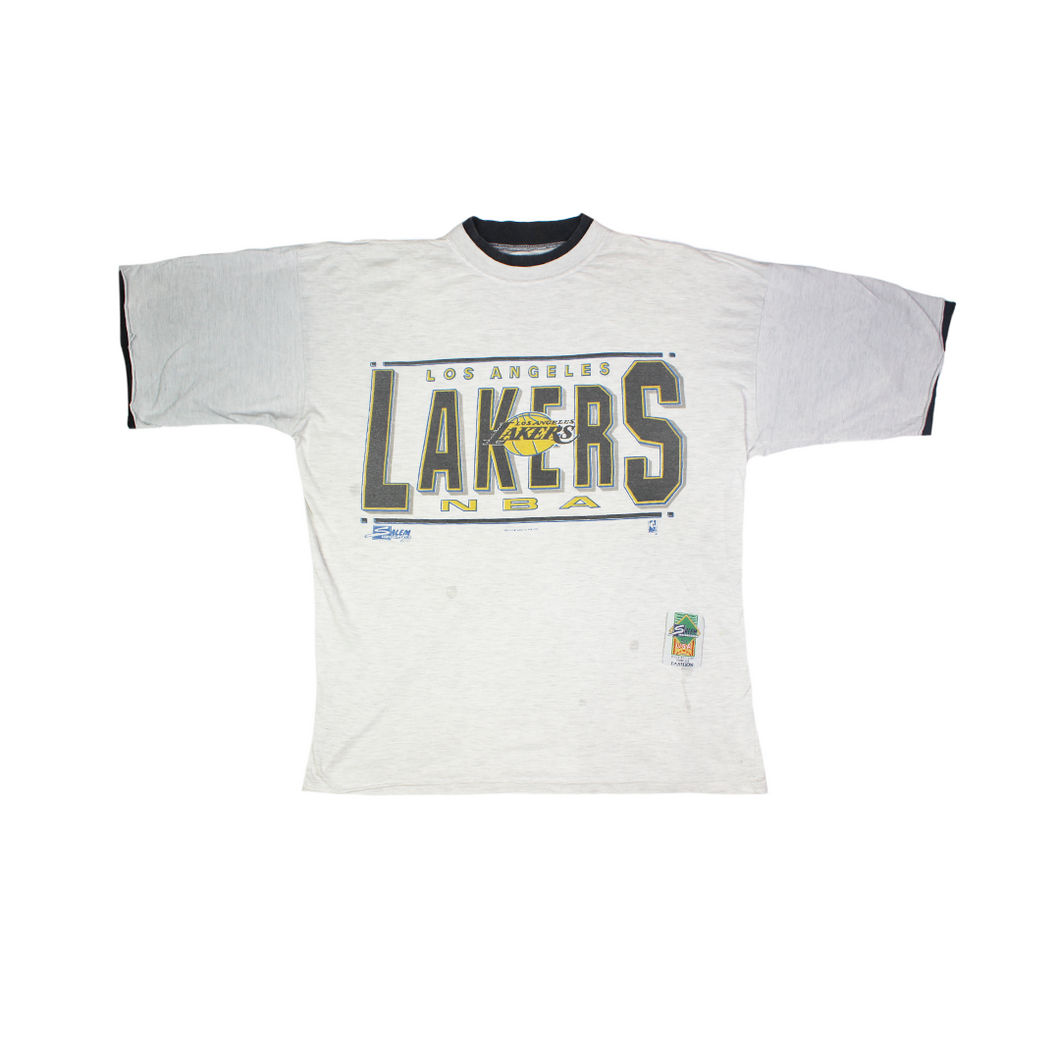 Vintage Los Angeles Lakers Tee grey (no tag)(L)