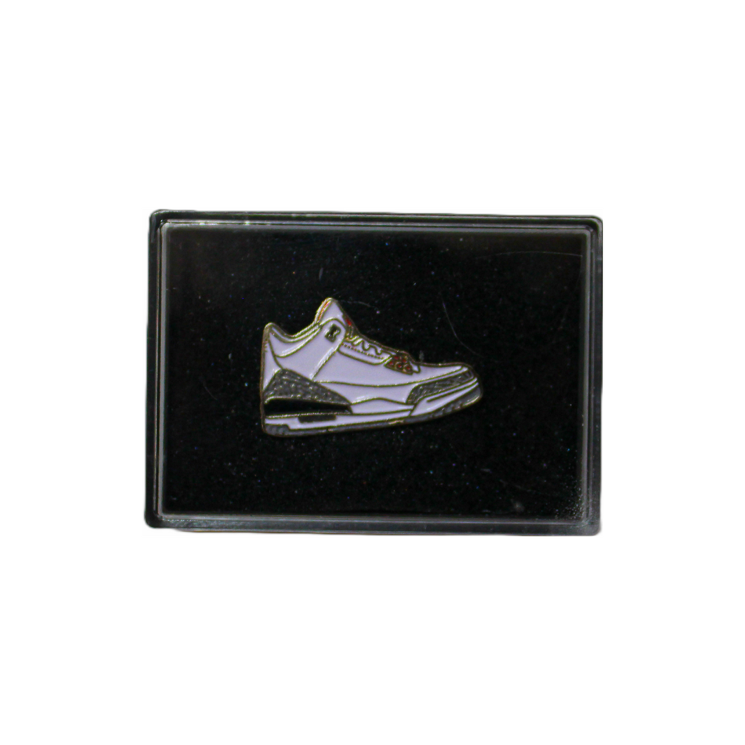 Jordan 3 Retro - White Cement - Sneaker Pin