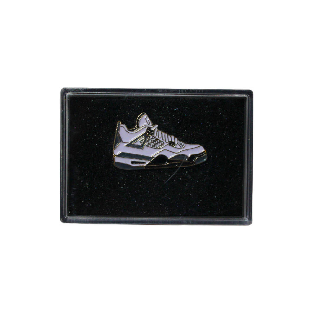 Jordan 4 Retro - Cement White - Sneaker Pin
