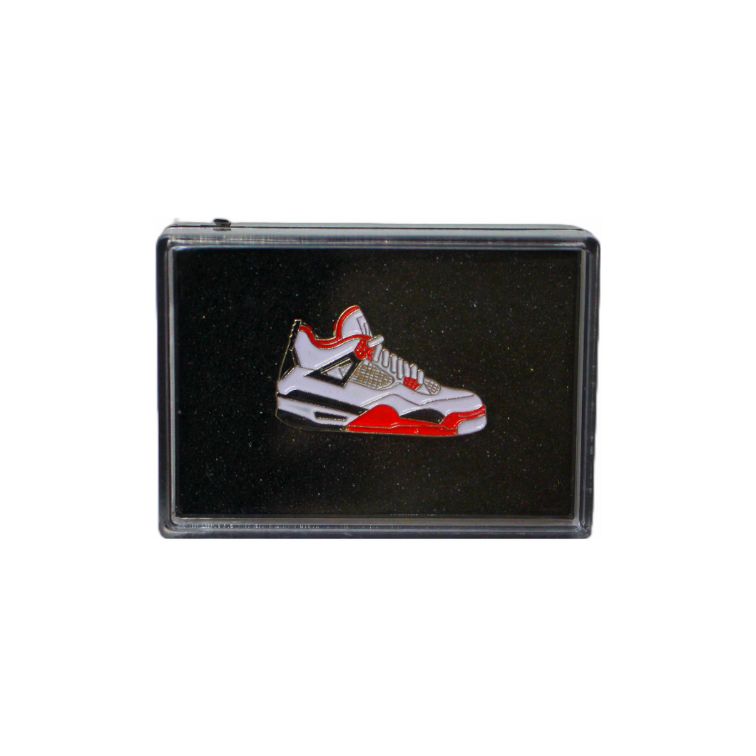 Jordan 4 Retro - Fire Red - Sneaker Pin
