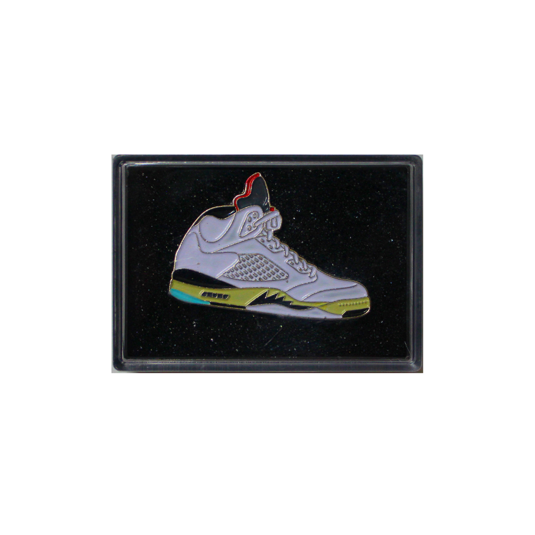 Jordan 5 Retro - Yellow White - Sneaker Pin