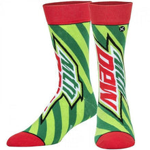Load image into Gallery viewer, Mens Crew Straight Down -Knit -Just Dew It Socks
