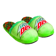 Load image into Gallery viewer, Mountain Dew Camo - Odd Fuzzy Slides Unisex
