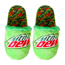 Load image into Gallery viewer, Mountain Dew Camo - Odd Fuzzy Slides Unisex
