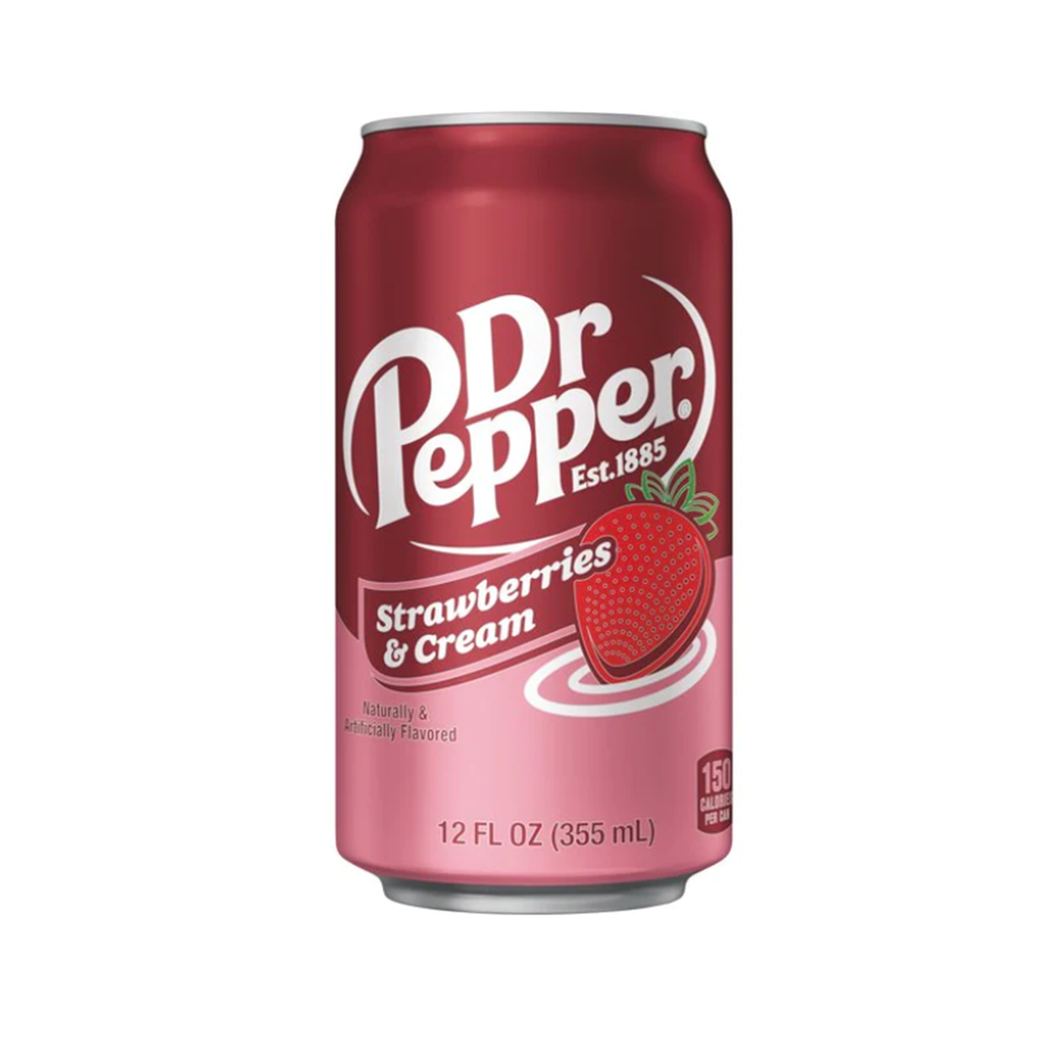 Dr. Pepper Strawberries & Cream (355ml)