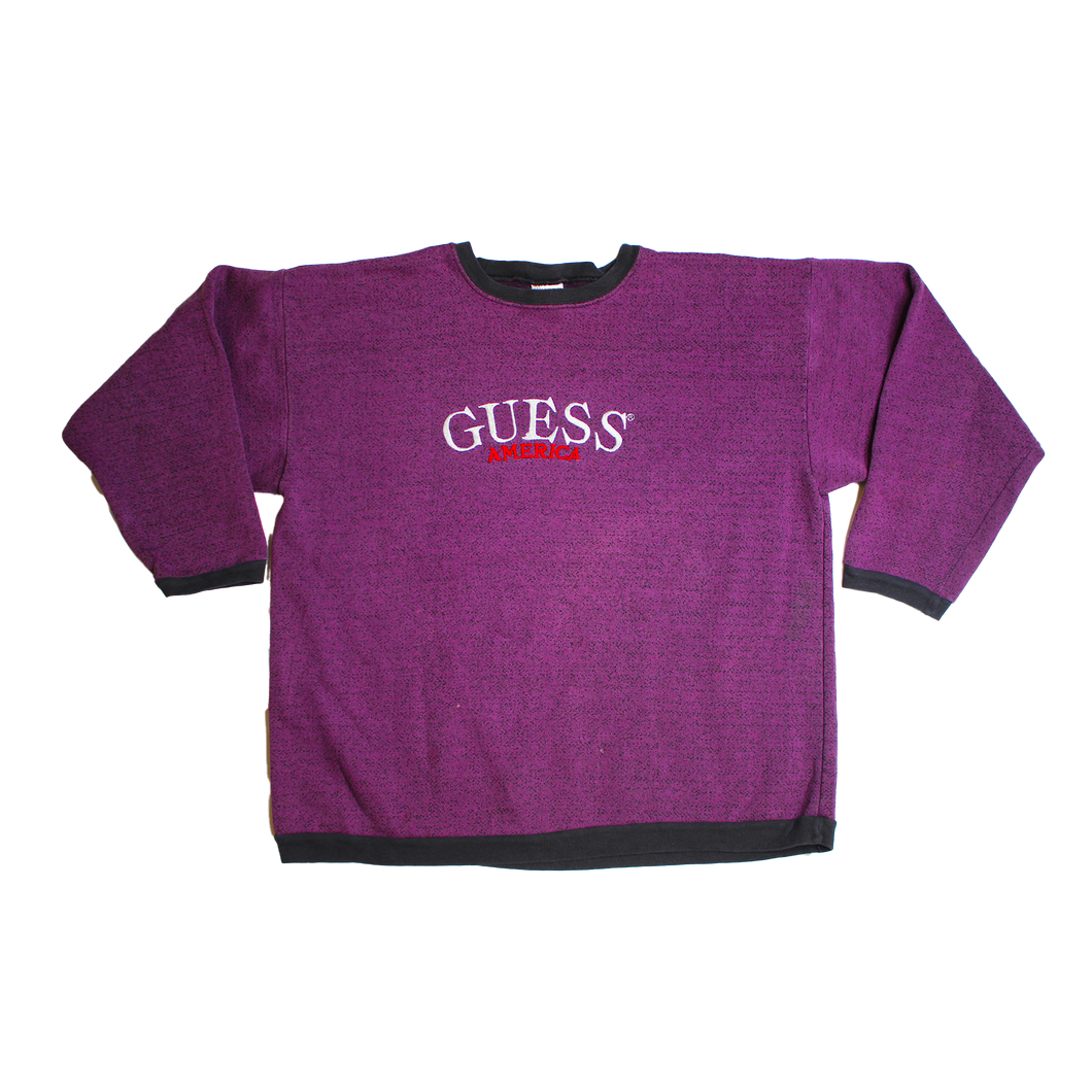 Vintage Guess America Sweater (small stains front)