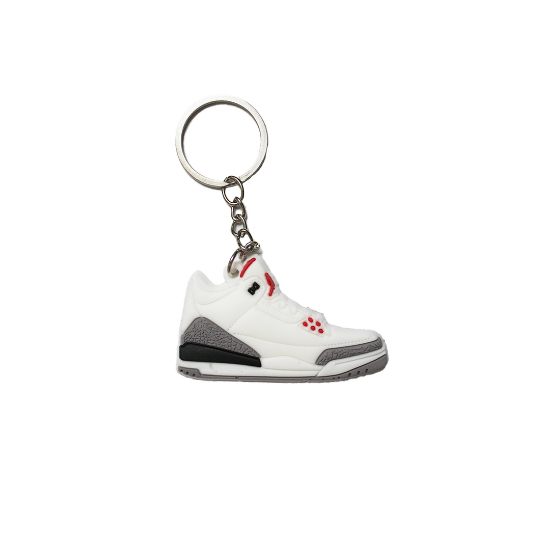 Jordan 3 Retro White Cement Key-Chain