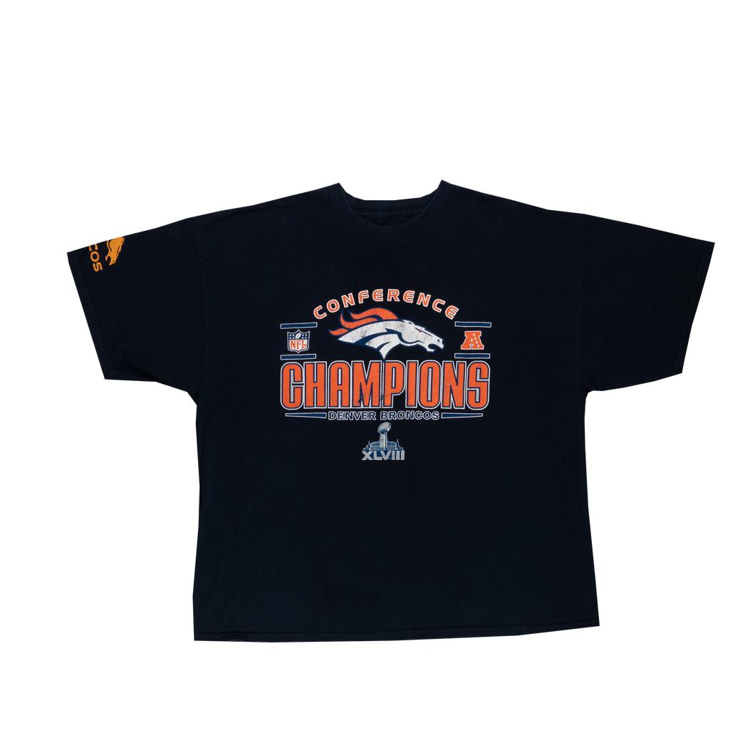 Denver Broncos Conference Champion Short Sleeve Shirt (2XL)