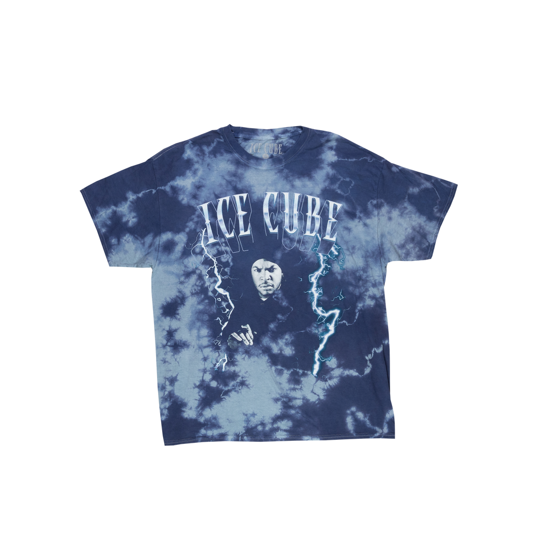 Ice Cube Picture Purple Tie-Dye Shirt