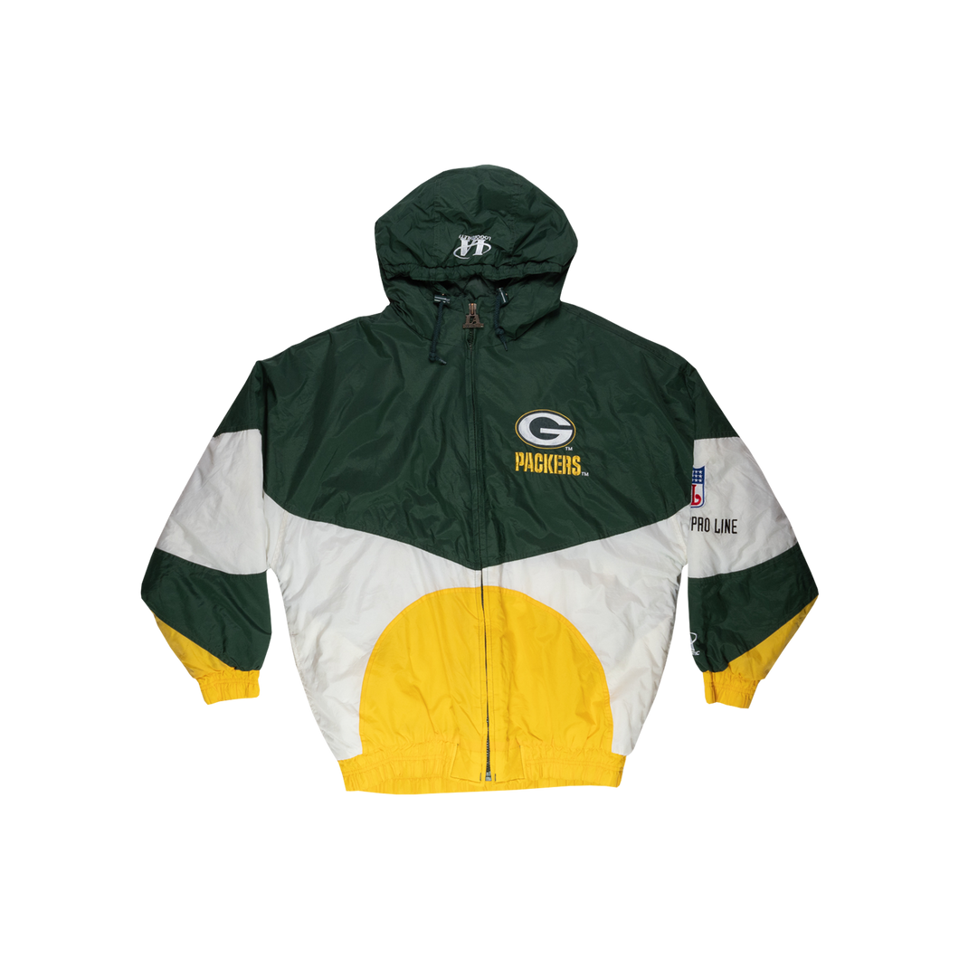 Vintage Logo Authentic “Green Bay Packers” Winter Jacket (L)