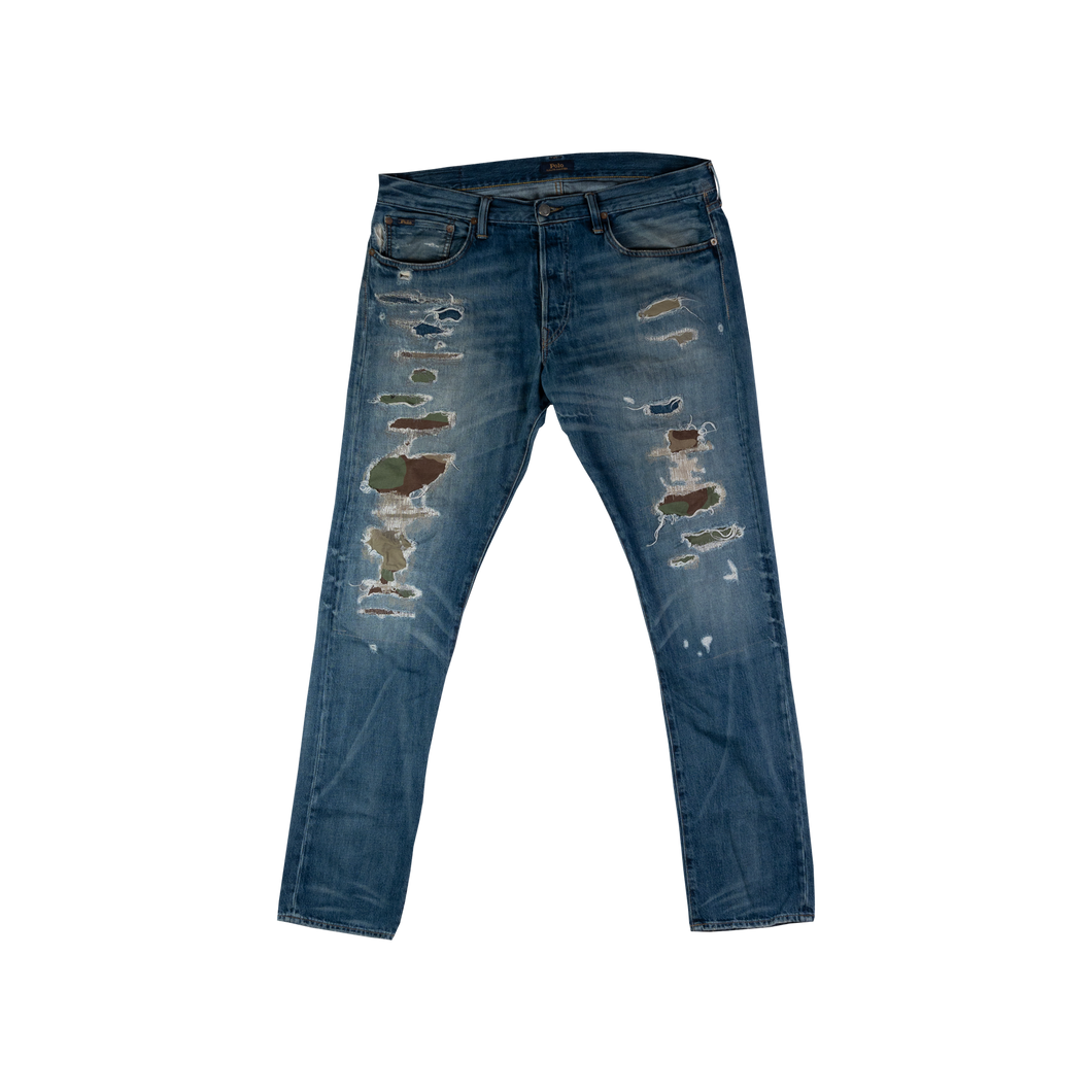 Polo Ralph Lauren Camo Cut Out Jeans (34)