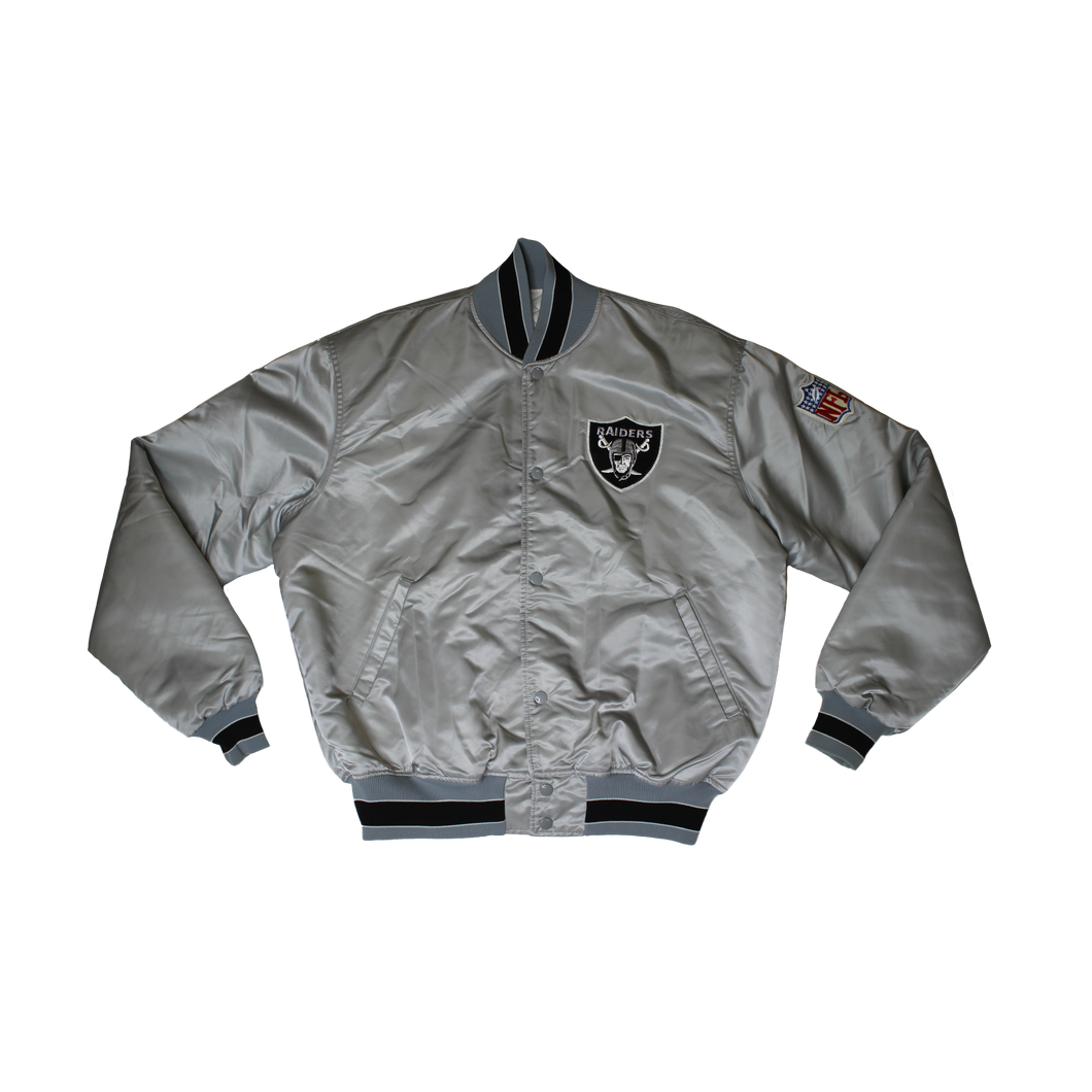 Vintage Starter button-down “Los Angeles Raiders” Bomber Jacket