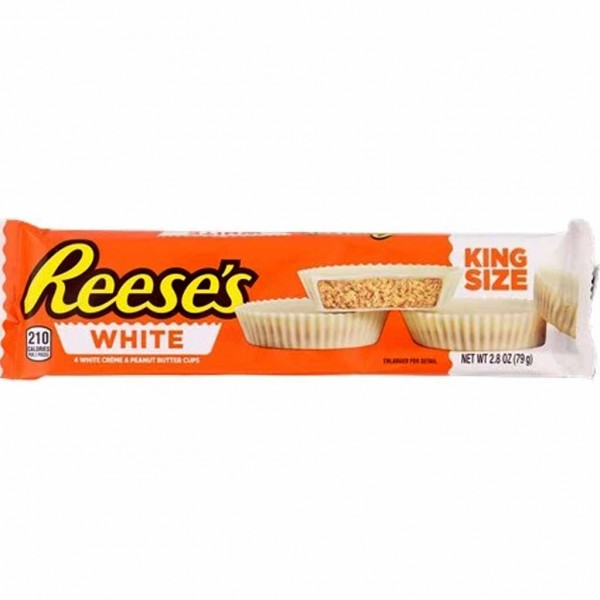 Reeses Peanut Butter Cups White King Size (79g)