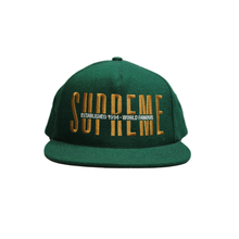 Load image into Gallery viewer, Supreme Global 5-Panel Dark Green
