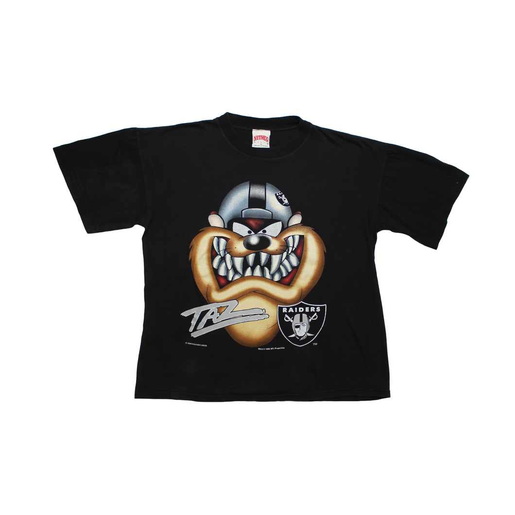Vintage Los Angeles Raiders Taz Warnerbros 1996 Shirt