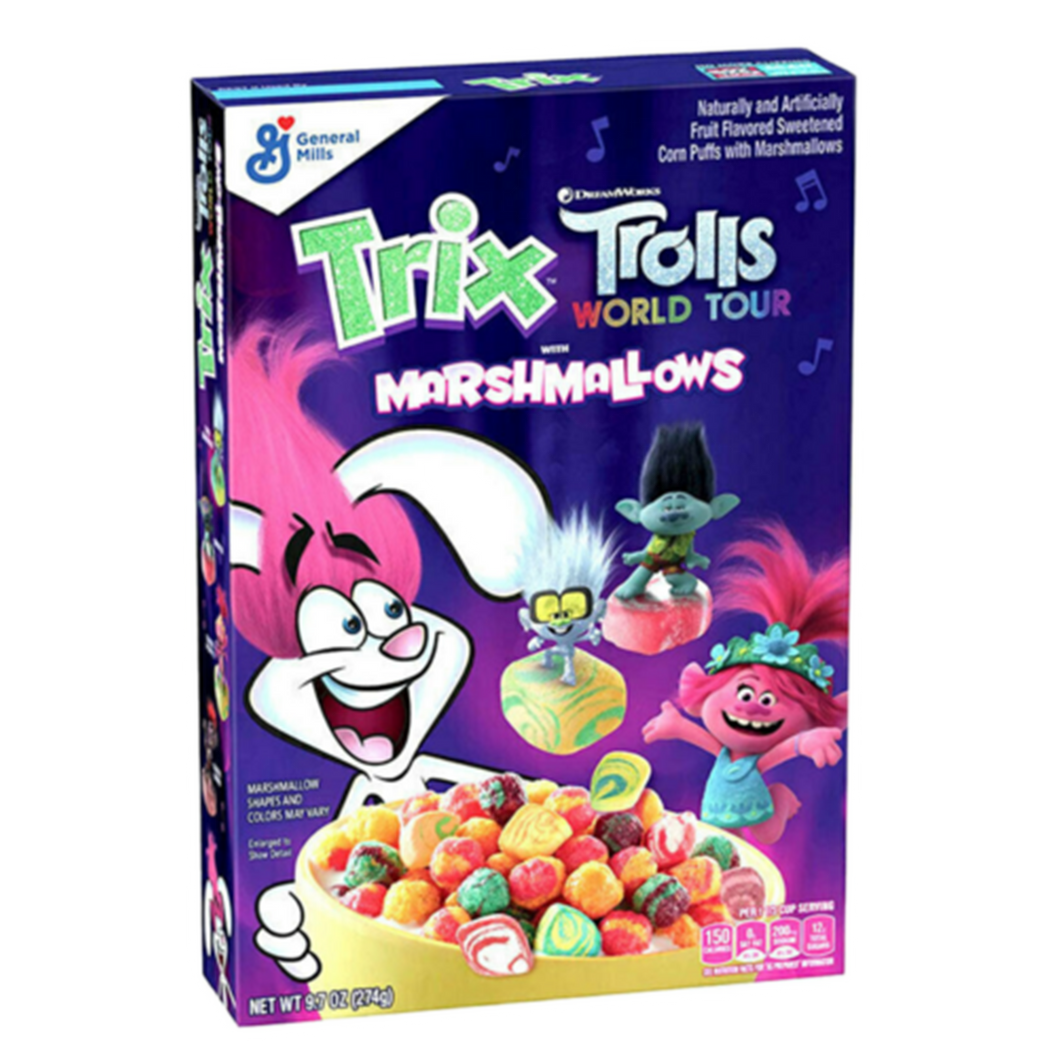 Trix Trolls Marshmallow Cereal (224g)
