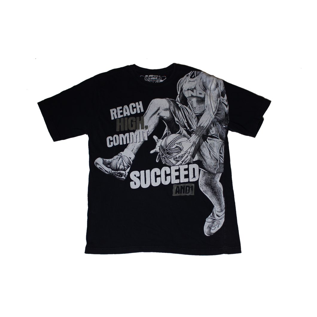 And1 ''reach high commit Succed'' Shirt