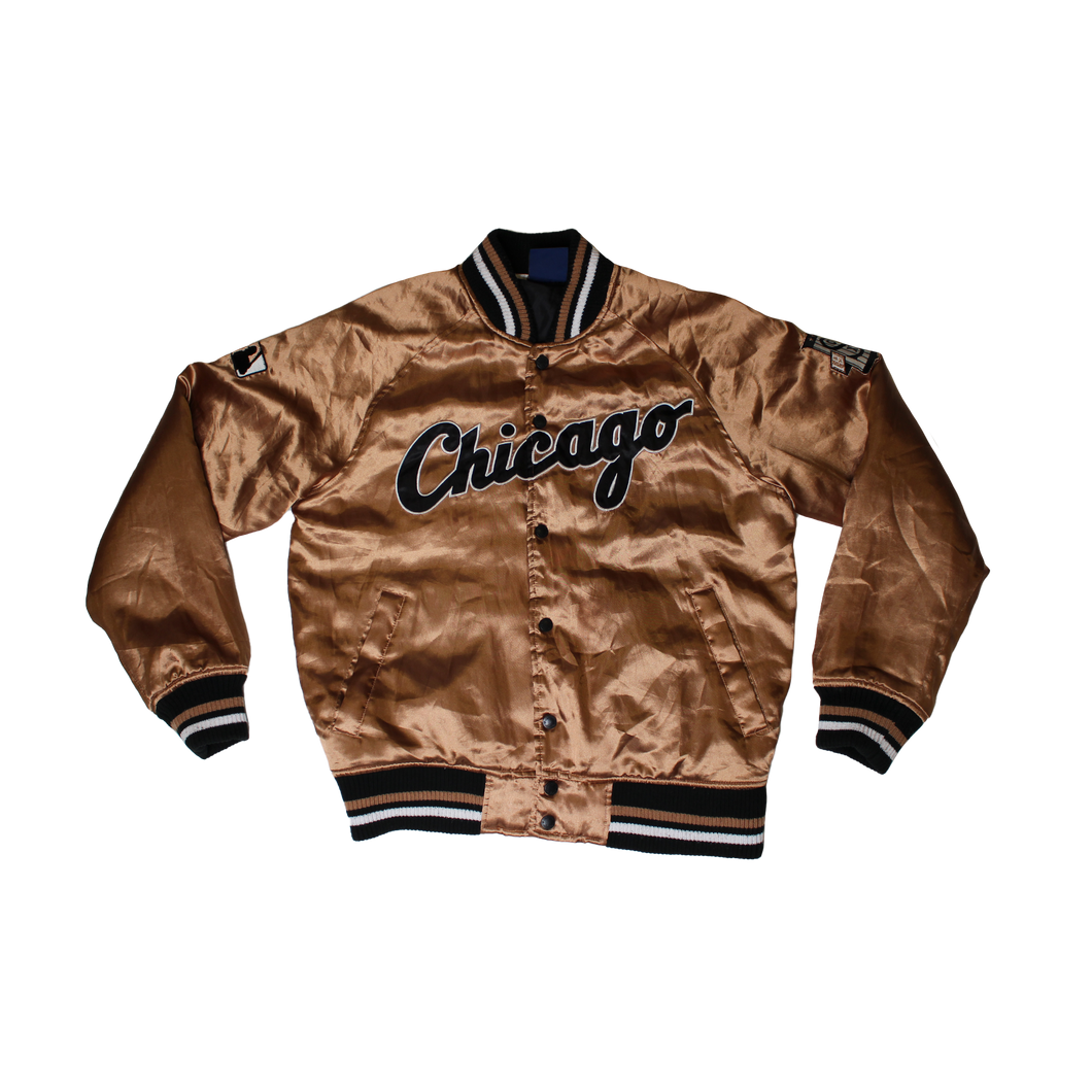 Cooperstown Majestic Athletic Satin ''Chicago'' White Sox Jacket