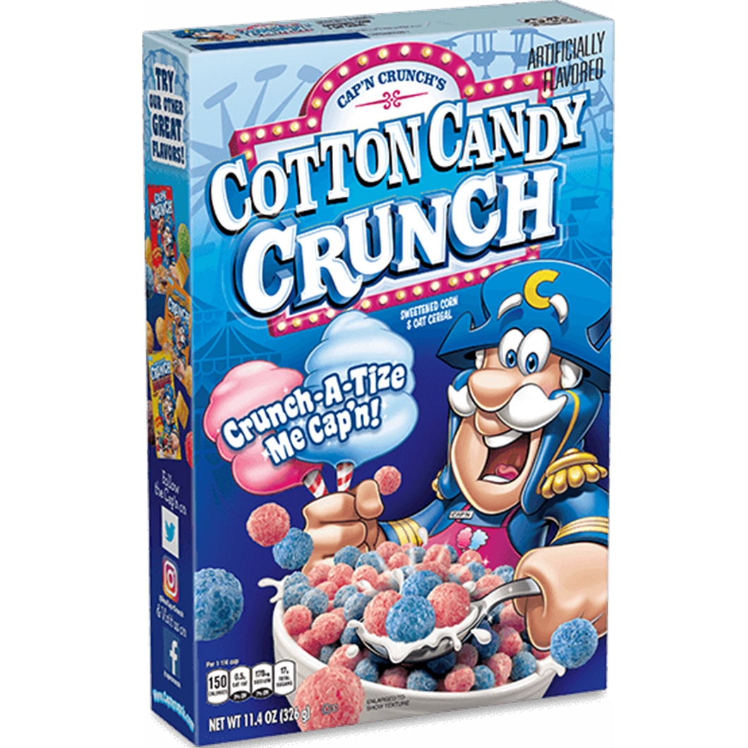 Cap’n Crunch’s Cotton Candy Crunch Cereal (326g)