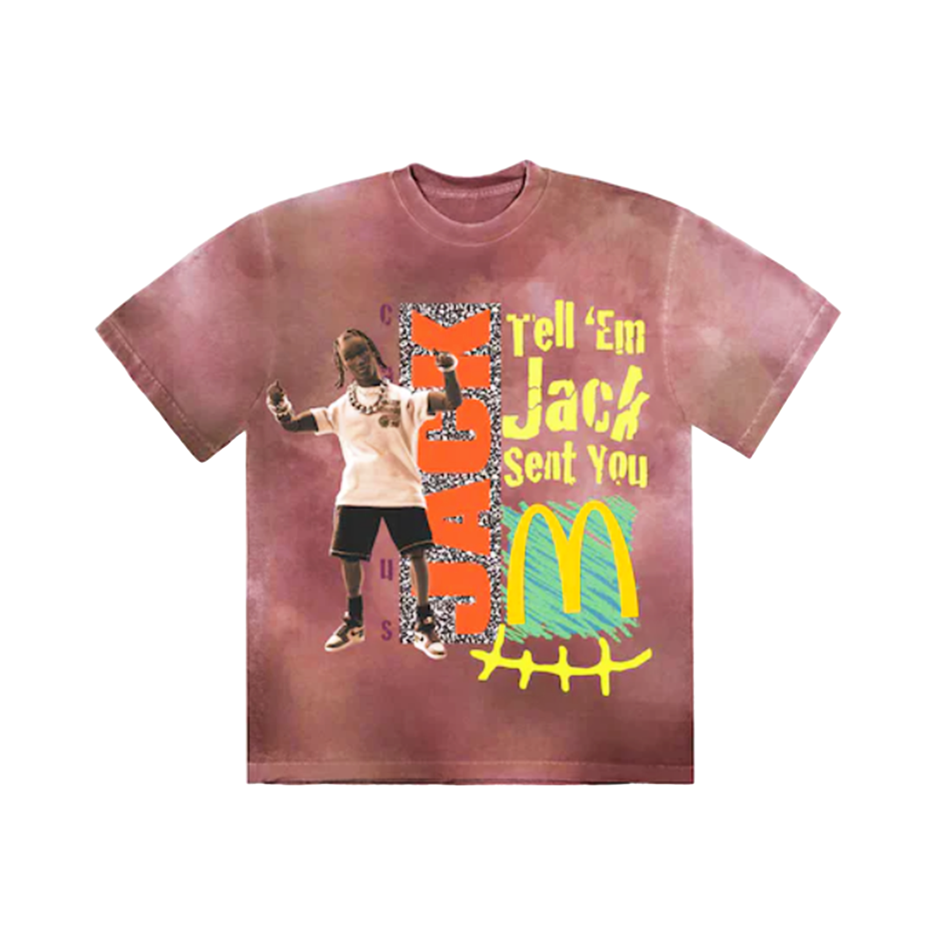 Travis Scott x McDonald's Jack Smile II T-shirt (Berry) – Bodega Berlin
