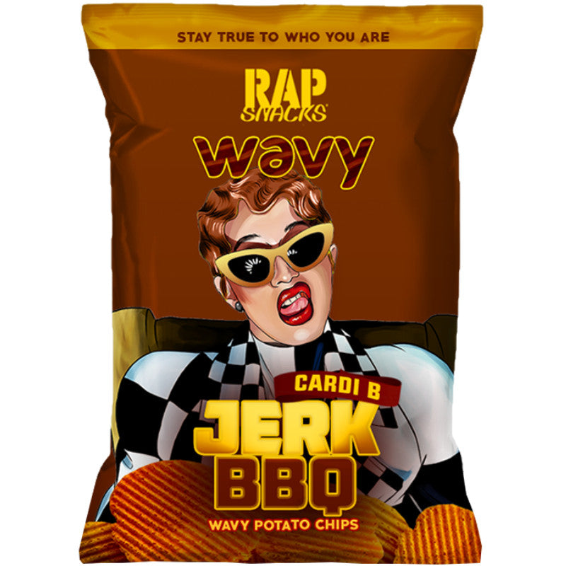 Rap Snacks - Cardi B - Wavy Jerk BBQ Chips (71g)