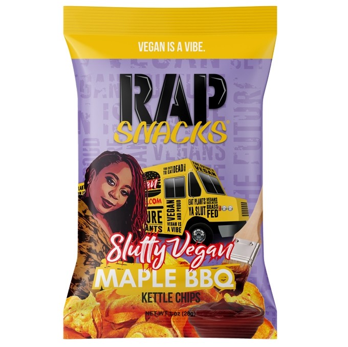 Rap Snacks - Slutty Vegan - Maple BBQ Chips (56g)