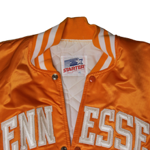 Load image into Gallery viewer, Vintage Starter button-down “University of Tennessee” Bomber Jacket
