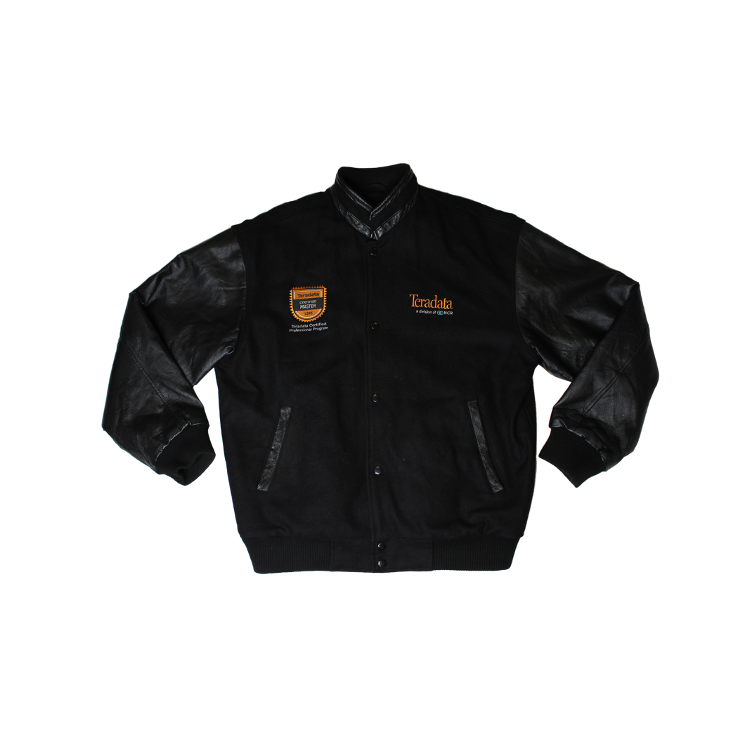 Vintage “Teradate Certified Master” Leather Varsity Jacket