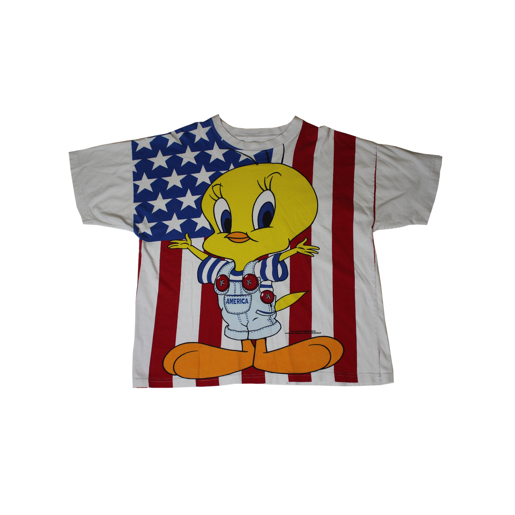 1995 Warner Bros. ''America Tweety'' Shirt